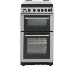 BELLING  FS50GDOLm 50 cm Gas Cooker - Stainless Steel & Black